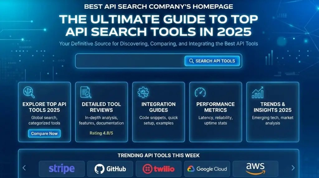 Best API Search Company's Homepage The Ultimate Guide to Top API Search Tools in 2025