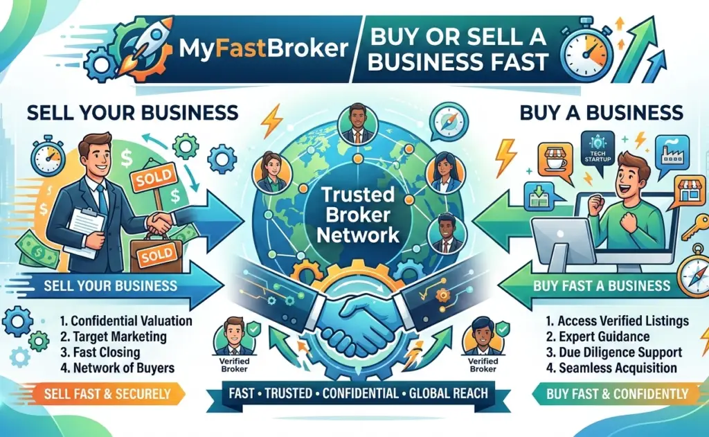 MyFastBroker: Buy or Sell a Business Fast | Trusted Broker Network