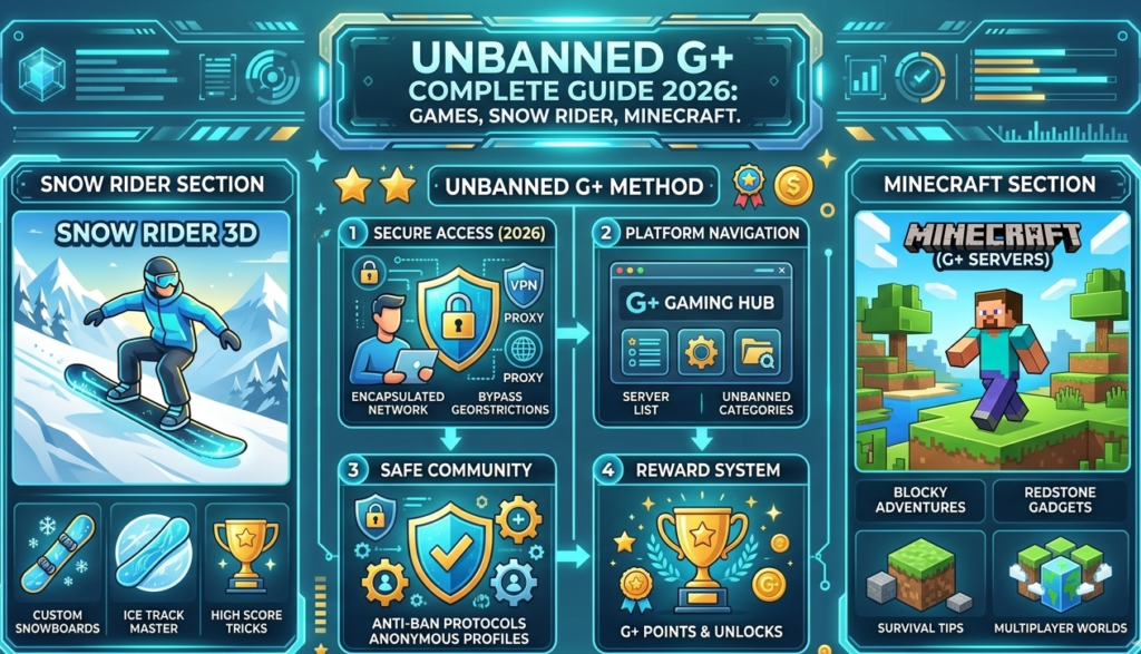 Unbanned G+ Complete Guide 2026: Games, Snow Rider